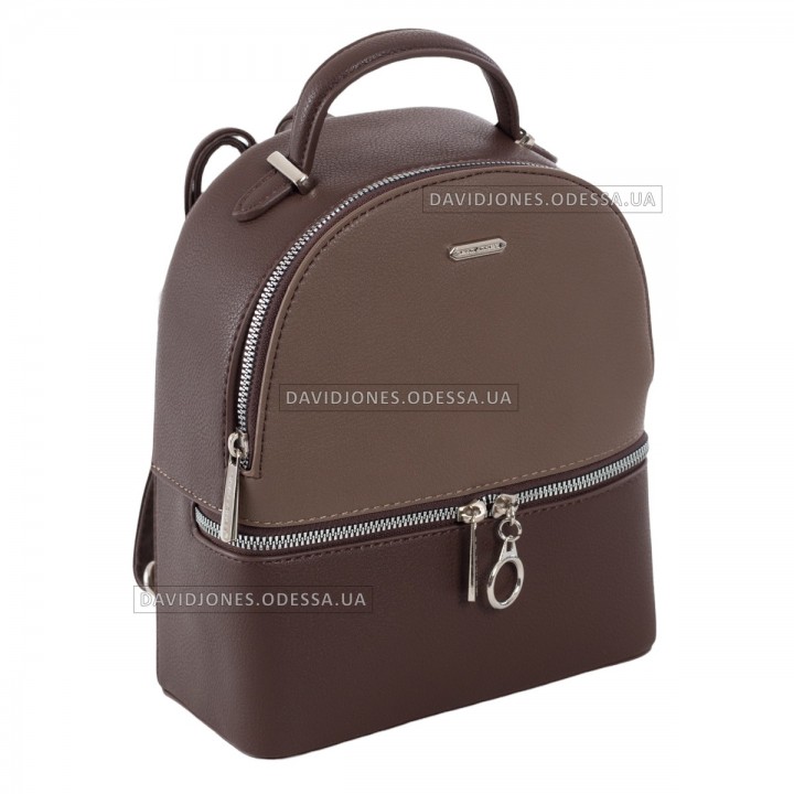 Жіночий рюкзак 6600-2 dark taupe-dark brown