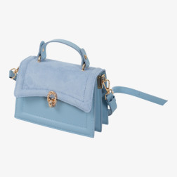 Клатч 201N light blue zamsha