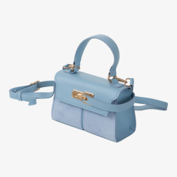 Клатч 282N light blue zamsha